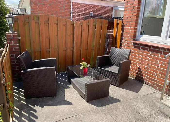 Lust auf Meer - Appartement Ferienwohnung Terrasse kleine Hunde willkommen Nähe Nordsee Cuxhaven